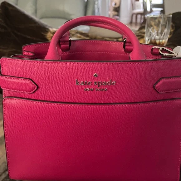 Kate Spade Fuchsia Satchel and Wallet - Picture 4 of 7